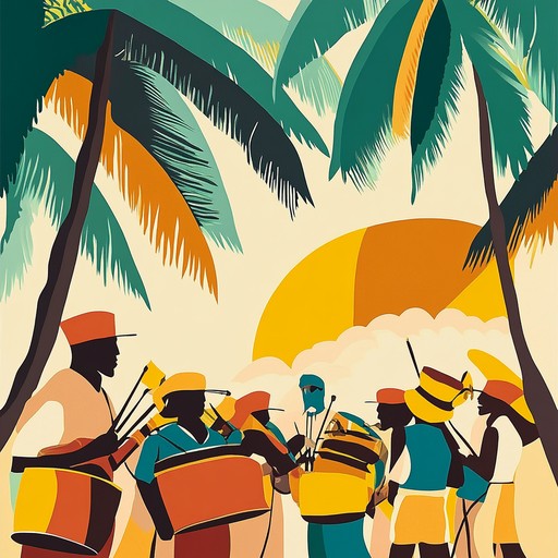 This instrumental calypso track captures the vibrant energy of a tropical island parade, with lively rhythms and joyful melodies that inspire dancing and celebration.