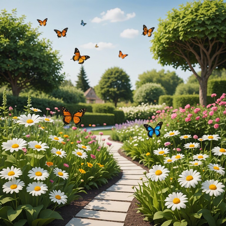 A vibrant and cheerful composition that brings forth the vision of a sunlit garden in spring, with every note from the violin enhancing the feeling of warmth and happiness. The melody dances playfully, mimicking the flight of butterflies and the gentle sway of flowers in a light breeze.