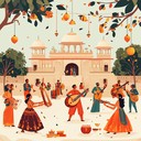 vibrant instrumental capturing festive hindustani melodies and rhythms