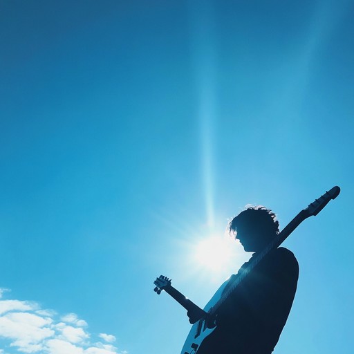 A high energy rock instrumental featuring driving guitar riffs and vibrant rhythms that capture the exhilaration of a sunny day spent outdoors. The song embodies the joy and freedom of open roads and blue skies, inspiring listeners to embrace life's adventures.