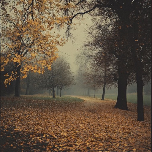 A gentle symphony portraying the soft, tranquil whispers of autumn. Subtle strings and harmonious woodwinds envelop the listener in a serene, reflective ambiance, ideal for moments of relaxation or introspection.