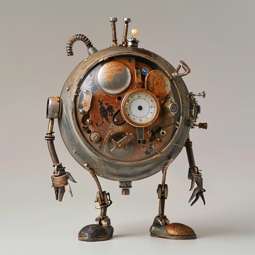 Imagine stepping into a peculiar inventor's laboratory, filled with ticking clocks, whirring gears, and strange contraptions. This playful and quirky instrumental piece captures the spirit of curiosity and eccentricity, as if the machines themselves were creating an unconventional melody. The composition features unexpected twists and turns, with a mix of clockwork precision and improvisational flair, resulting in a delightfully offbeat and memorable musical experience.