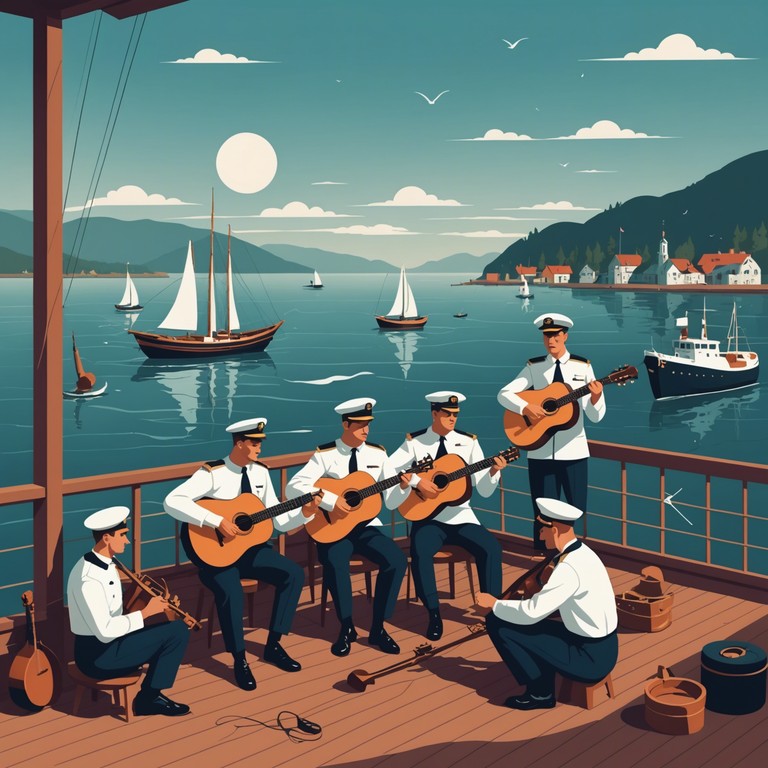 A musical tribute to the valor and timeless tales of the russian naval forces, using the stirring sound of a balalaika intertwined with a full orchestral backdrop to bring to life the spirit of old maritime adventures.