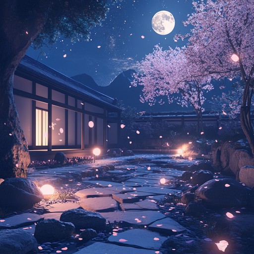 Experience a transcendental instrumental piece that harmoniously blends the spiritual ambiance of traditional music with the emotive expressions found in anime scores. Featuring the haunting tones of the shakuhachi, this composition invites listeners into a meditative state, evoking feelings of serenity and introspection amidst ethereal soundscapes.