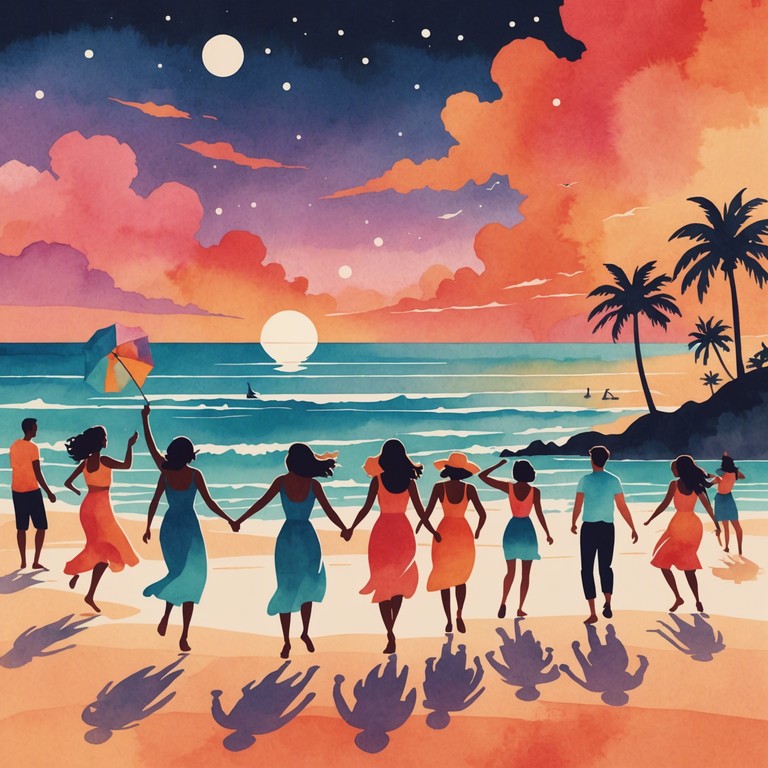 This track serves as a vibrant anthem for those who embrace the unpredictable nature of a spirited life by the sea. The steel drum leads a joyful rebellion against the serene backdrop of a tropical evening.