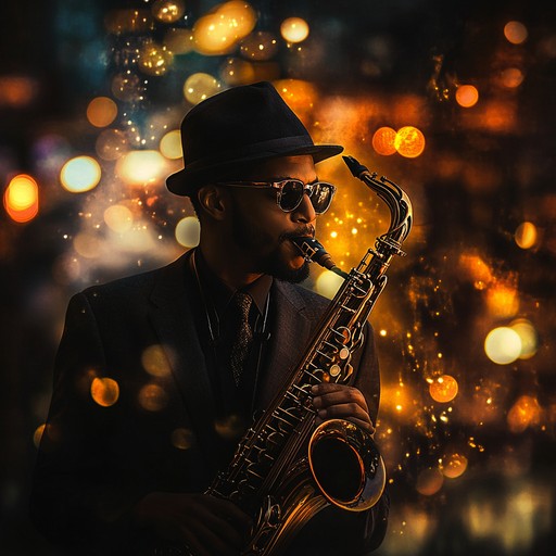 The composition features jazzy saxophone lines interwoven with rhythmic uk garage beats, offering an elegant soundscape that is both sophisticated and vibrant, embodying the essence of a modern city at night.