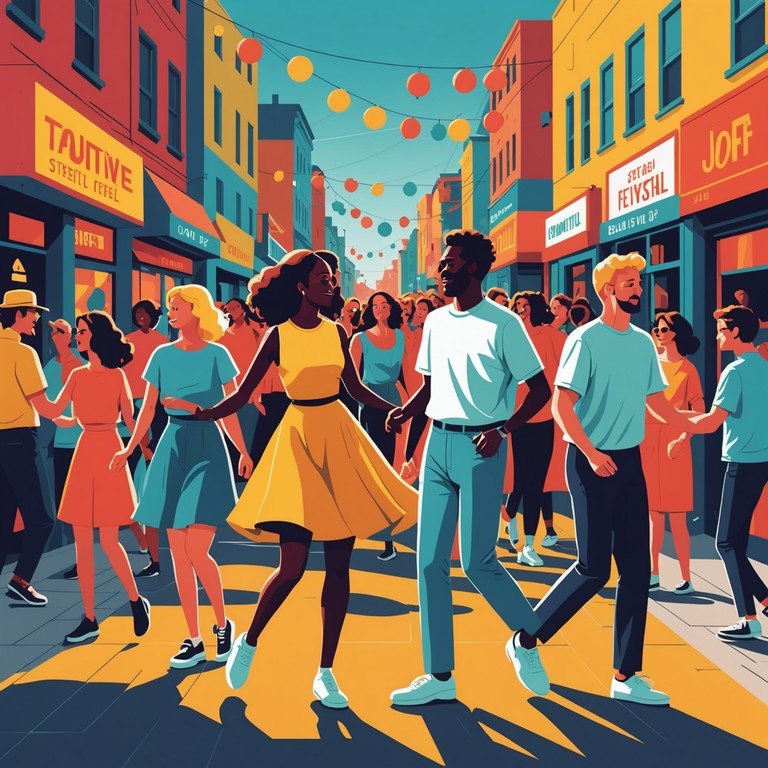 This instrumental track channels the essence of a liberating festival atmosphere with playful, upbeat polka rhythms designed to lift spirits and encourage free spirited dancing. The piece evokes images of colorful cultural festivals where music fills the air and feet can't help but move.