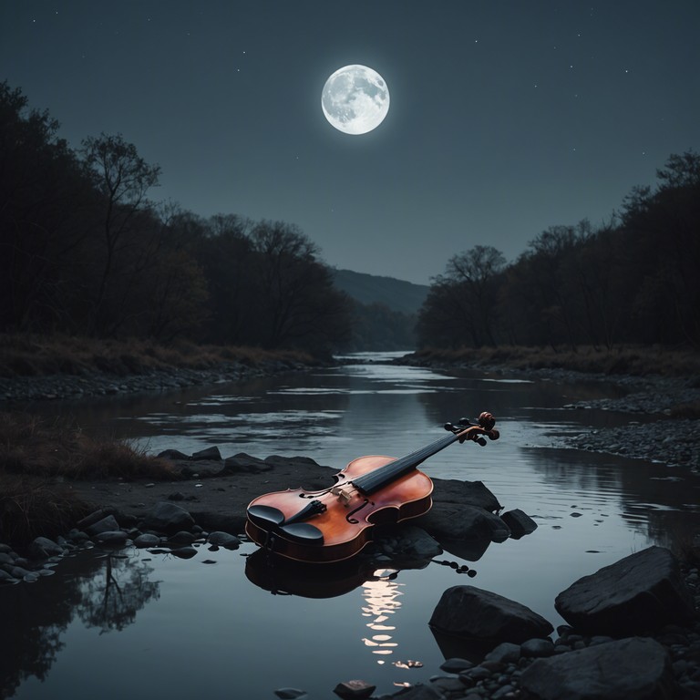 Immerse in the depths of quiet melancholy as the violin gently weaves stories of lost love and solemn solitude, complemented by a backdrop of soft piano harmonies