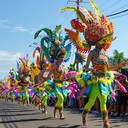 infectious rhythms and colors fill the festival streets