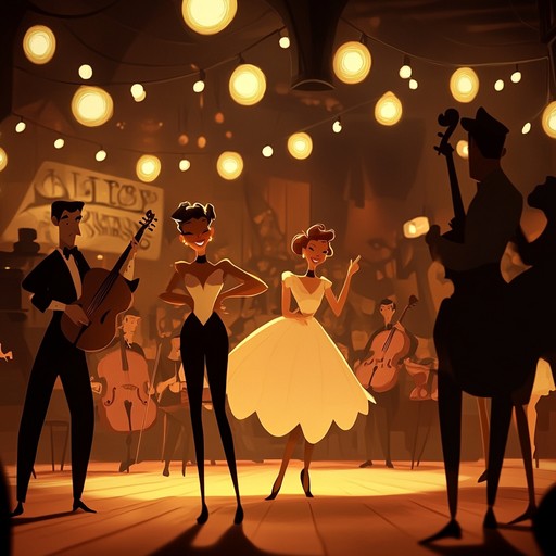 Bright, upbeat instrumental capturing the boisterous atmosphere of a parisian cabaret at midnight; features lively rhythms, playful melodies, and dynamic arrangements perfect for dancing and celebrating