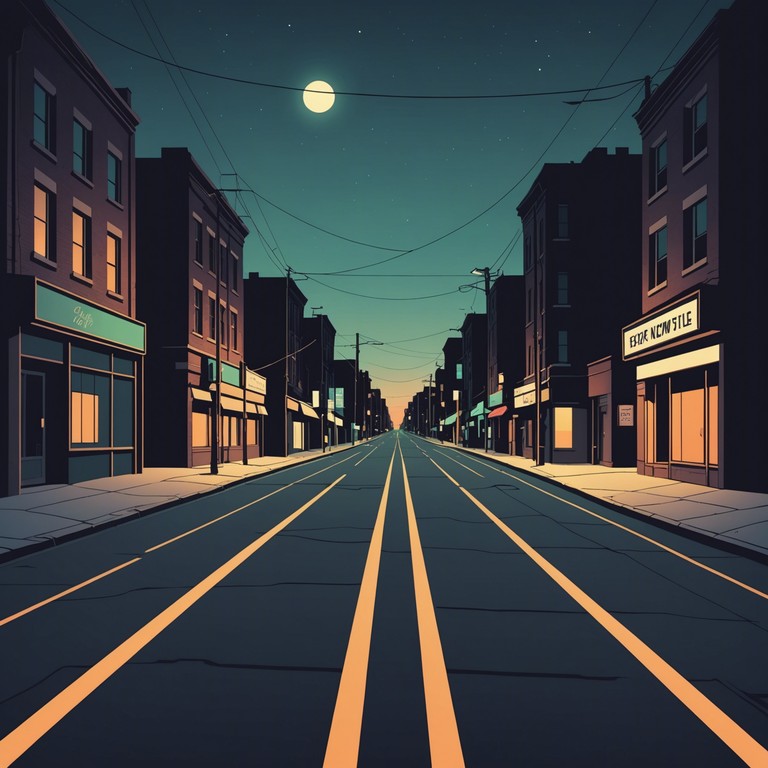 This track portrays the subtle nuances of a deserted urban landscape at twilight, where shadows seem to whisper secrets. With a focus on creating a sense of isolation within a once bustling cityscape, the music invites listeners into a reflective, almost otherworldly experience.