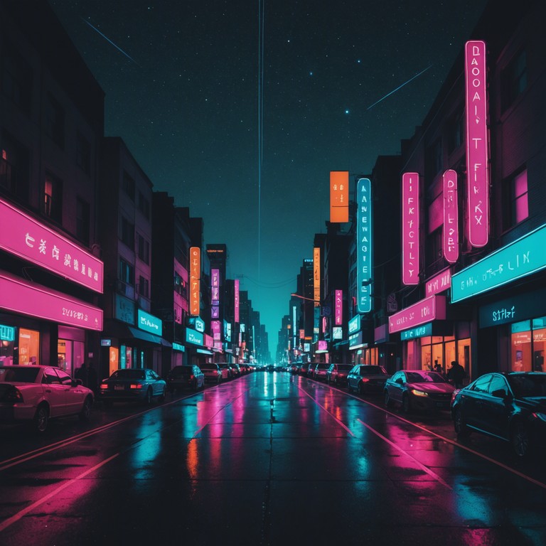 This track embodies the essence of a serene night drive through a neon lit cityscape. The deep, resonant bass and shimmering synths create a dreamlike atmosphere, enhancing the feeling of moving effortlessly through the urban night. Ideal for evoking a sense of peace and introspection.