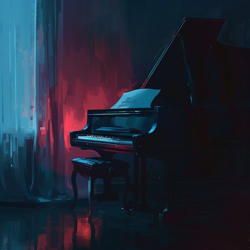 This piece crafts an intense, suspense filled environment using minimalist techniques where each haunting, dissonant note resonates in the silence, amplifying the sense of anticipation. The solo piano work engages the listener with an interplay of silence and sound, drawing them into a reflective yet unsettling journey through lingering echoes and pauses.