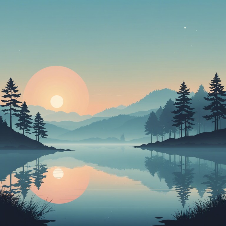 In this track, gentle pulses of bass and airy synthesizer layers are intertwined, suggesting a solitary walk on a foggy morning. The soothing yet complex arrangement allows the listener to dive deep into introspection, supported by background static that mimics the noise of day to day life being drowned out by personal thoughts.