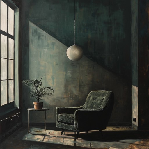 This track should encapsulate the mood of a vintage jazz lounge from the 1950s, with a laid-back, smoky atmosphere. The sound should invoke images of shadowy corners and the soft clinking of glasses, with a touch of nostalgia and sophistication. The essence of this track is to transport the listener to a past era where jazz was not just music, but an experience.