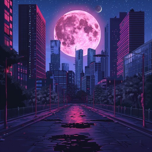 A darkwave piece featuring haunting, resonant synths that ebb and flow like shadows in a neon lit cityscape. The song captures a bittersweet, introspective journey through ethereal soundscapes, evoking a blend of sadness and beauty, set against the backdrop of an urban night. Ideal for reflective moments or as a somber soundtrack.