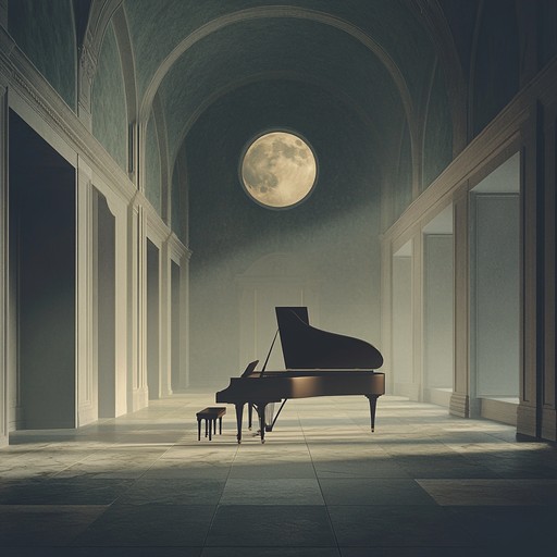 A solitary harpsichord plays a melancholic melody reminiscent of the baroque era, embodying the essence of loneliness in its intricate progressions and echoing motifs