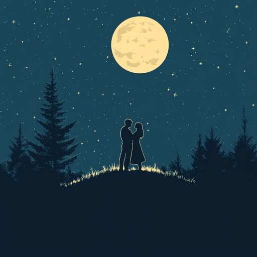 A soft and sentimental ballad capturing the essence of a romantic night under the stars. Acoustic guitar provides a soothing backdrop to tender moments, with subtle string harmonies enhancing the emotional depth and warmth.