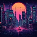 nostalgic, feel good edm with retro synth elements