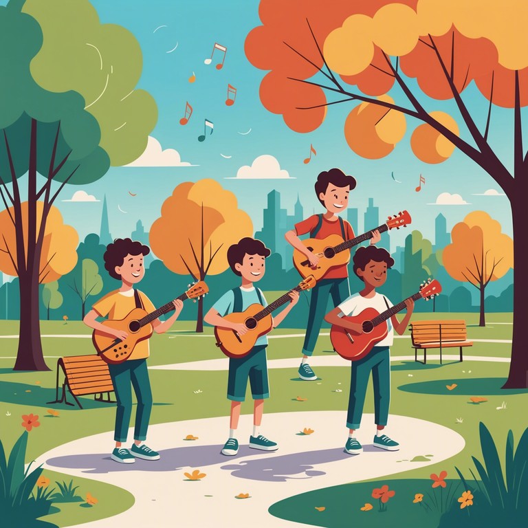 An instrumental delight that serves as a sonic backdrop for children at play. With an electrifying performance on the electric guitar, this track elevates the mood and spreads happiness among its young audience.