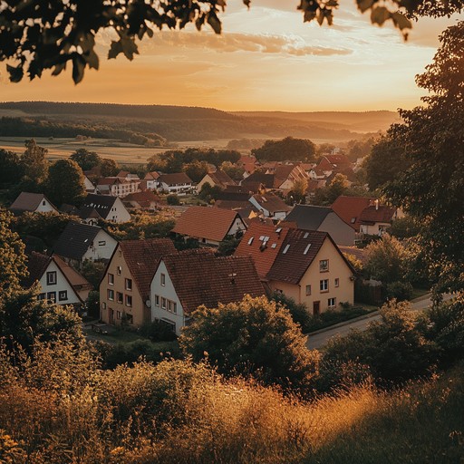 Imagine a warm summer evening, strolling through a quiet, picturesque village in the german countryside. The gentle melodies of the piano capture the beauty of nature and the simplicity of life, providing a peaceful, reflective atmosphere that soothes the soul.