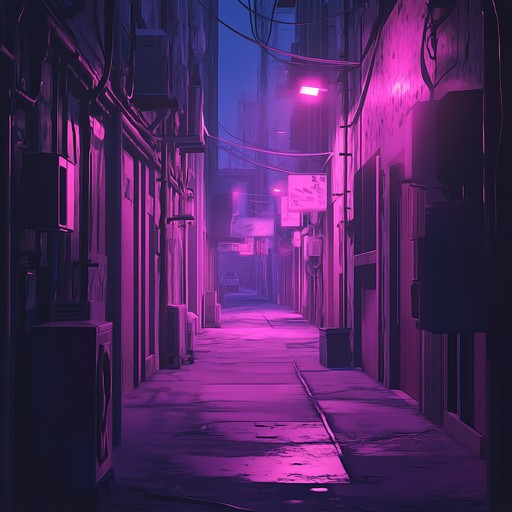 An ambient synthpop composition reflecting a quiet stroll through a neon lit city at midnight. The soft, introspective rhythms and ethereal synthesizers create a mood of longing and nostalgia, perfect for introspecting amidst the city's quiet night.