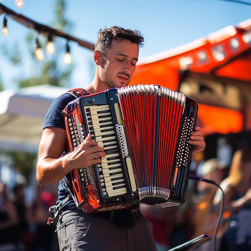 This high energy instrumental combines the heartfelt essence of german schlager with a modern twist of electronic beats. The accordion shines brightly amidst a sea of hopeful chords and rhythmic dynamics, creating an atmosphere of joy and empowerment. Perfect for dancing your way to success and new opportunities