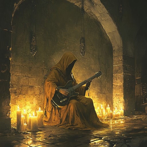 An instrumental track that combines the solemnity of monastic chants with the intensity of heavy metal, featuring soaring electric guitar melodies over a backdrop of choral harmonies