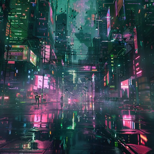 Imagine yourself wandering through the neon-lit streets of a futuristic city, where the lines between reality and virtual reality blur. This track captures the essence of that dystopian atmosphere with its glitchy, electronic soundscape, punctuated by eerie synth pads and distorted, robotic percussion. The melody is haunting and ethereal, evoking a sense of loneliness and alienation, while the bass throbs with a relentless, mechanical pulse. As the track progresses, it builds in intensity, with layers of electronic noise and glitch effects creating a sense of mounting tension and unease.