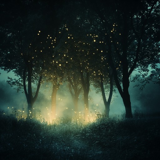 This piece immerses listeners in a mystical woodland, where magical tunes play among the trees, with soft harp arpeggios and ambient textures creating an ethereal atmosphere of wonder and tranquility.