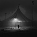 sinister sounds circle the shadowy tent