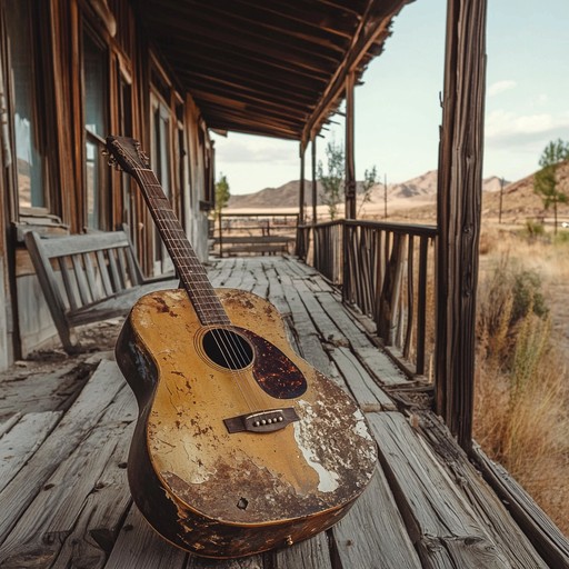 A moving instrumental piece that delves into the stark, beautiful desolation of america's heartland. Through the expressive tones of an acoustic guitar, the music conveys a journey across sweeping deserts and empty towns, ultimately painting a vivid picture of introspective solitude and melancholic beauty.