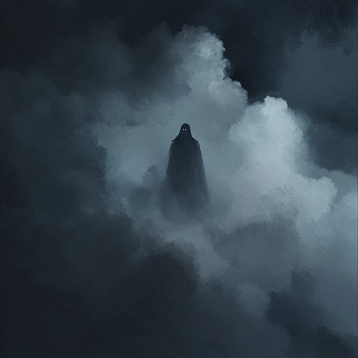 An unsettling rap track featuring ghostly synthesized beats and eerie echoes. Dark, rhythmic patterns weave with sinister tones and distant, otherworldly sounds to craft a chilling atmosphere. Every beat feels like a presence creeping closer in the shadows, waiting to strike.