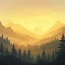 serene orchestral piece with a tranquil, calming vibe.