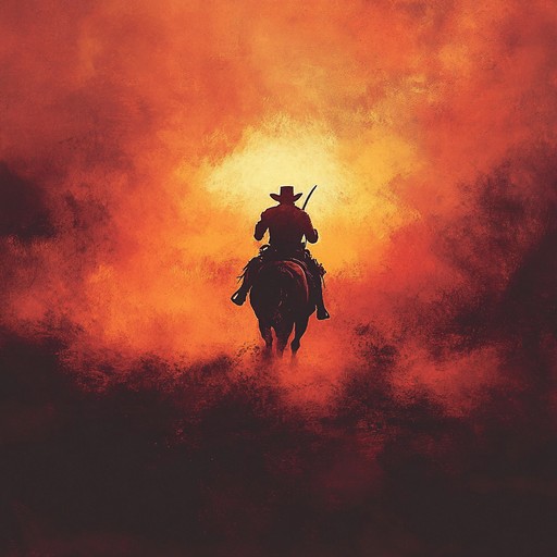 This instrumental track captures the raw intensity of the wild west, blending aggressive electric guitar solos with driving rhythms, evoking the relentless pace of an outlaw on the run.