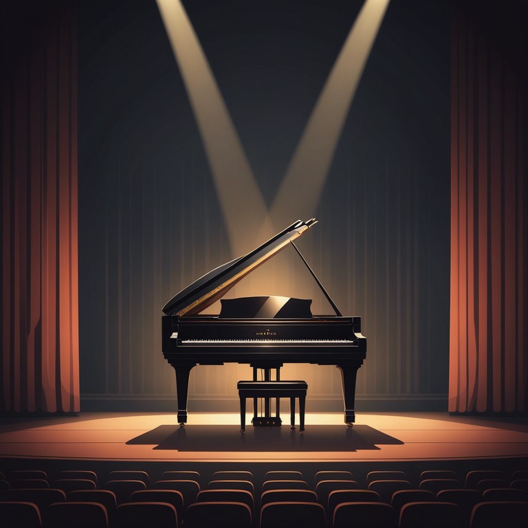 Set against the backdrop of an empty theater, this broadway piece captures the inner turmoil and reflective thoughts of a seasoned actor contemplating the ephemeral nature of life and art. As the piano keys echo through the silent hall, each note delves deeper into the actor's psyche, revealing unspoken dreams and regrets.