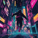 an energetic anime track with fast paced rhythms and melodies