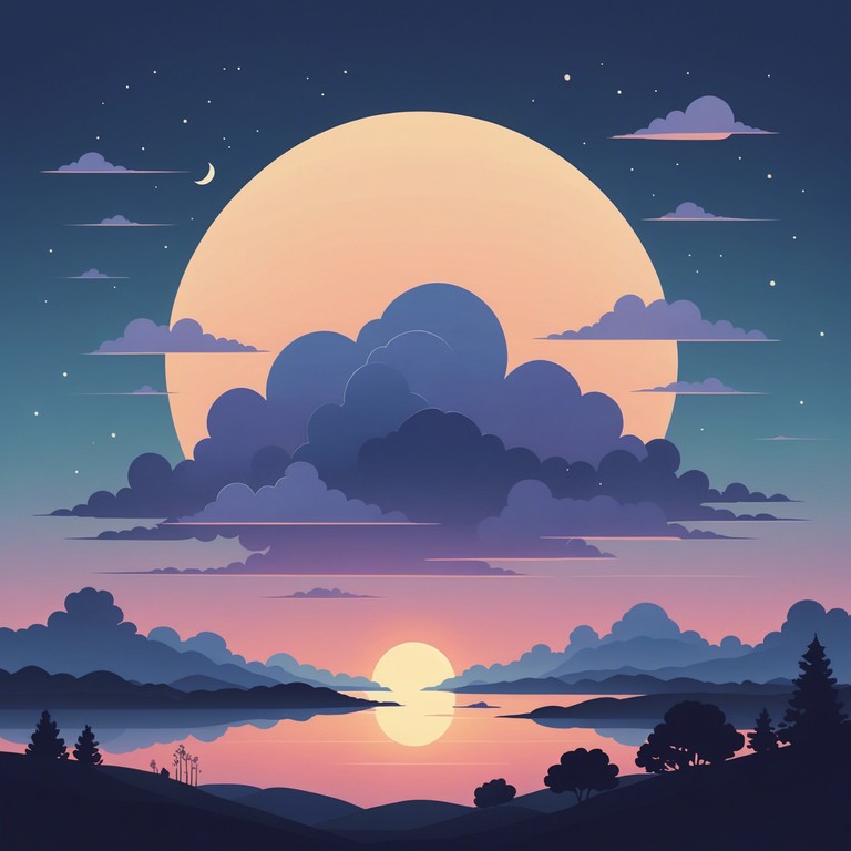 This composition mirrors the ephemeral beauty of twilight using a soft glow of synthesizer sounds, creating an ethereal and transcendental atmosphere that invites deep reflection and calmness.