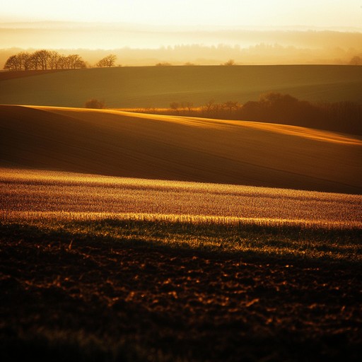 Experience the warmth of the early morning sun casting its golden rays across expansive fields. This instrumental composition features harmonious strings and gentle acoustic guitar strums, capturing the essence of simpler times and the open road. A perfect blend of inspiration and nostalgia, suitable for moments of reflection and aspiration.