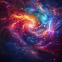 cosmic beats merge with ethereal ambient layers