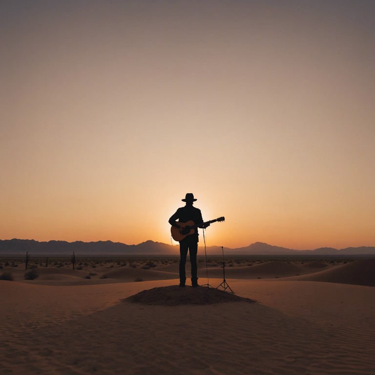 Imagine a sound that travels across a mystical, arid desert landscape, mirroring the timeless spirit of hidden oases and sand swept ruins. Crunchy electric guitars dominate the track, with gritty riffs and a deep, progressive flow that feels both ancient and futuristic.