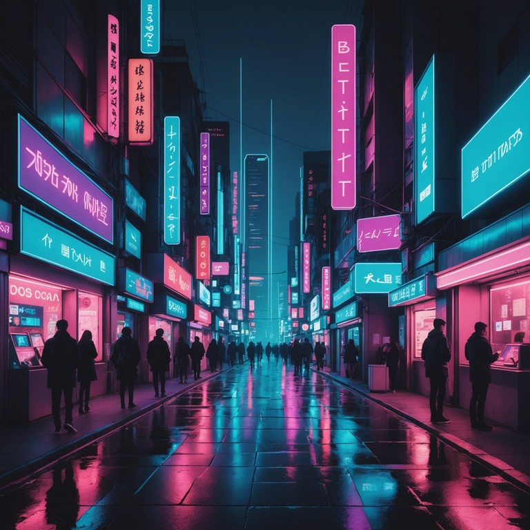 Imagine traversing the glowing, neon lit cityscape, where the harmonies of liberation ring through the dense digital fog. This track serves as an anthem for the empowered souls navigating through the complexities of futuristic urban life.