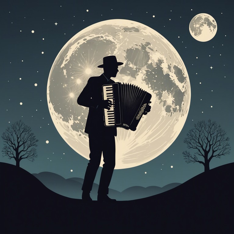 In a chilling composition, whispers under moonlight explores the eerie and unfamiliar realm of a moonlit night. The music evokes images of uncertain paths and shadowy figures, making use of discordant tunes and haunting echoes to draw the listener into a world of suspense and mystery.