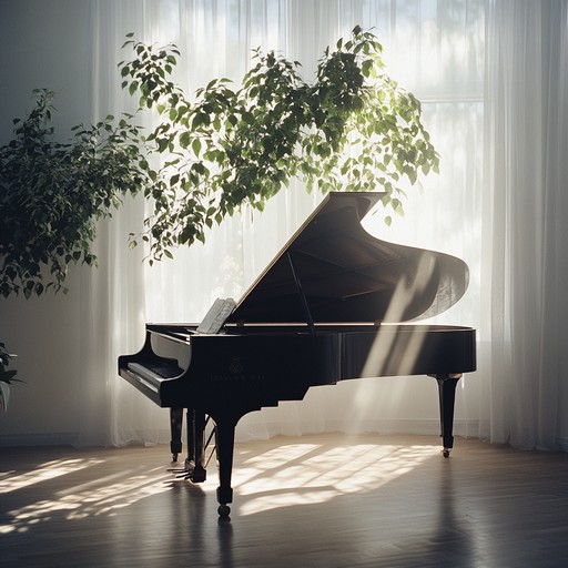 An uplifting instrumental piece that begins with a contemplative piano introduction, gradually building with gentle strings creating a sense of hope and renewal. The music flows gracefully, capturing the feeling of a new beginning and the promise of a brighter future. This composition embodies a serene yet inspirational atmosphere, ideal for uplifting moments.