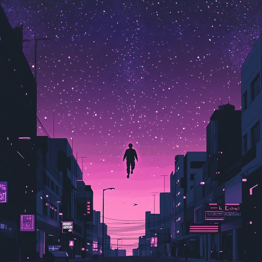 An ethereal rnb instrumental featuring smooth beats and airy melodies, creating a dreamlike atmosphere reminiscent of floating through neon lit cityscapes at night.