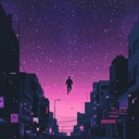 a soothing rnb instrumental that evokes dreamlike neon fantasies