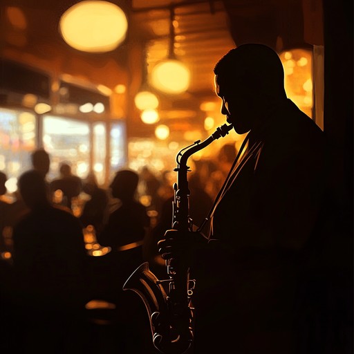 Combining peaceful jazz melodies with the rhythmic essence of swing, this track is ideal for unwinding at sunset. Gentle saxophone and piano create a nostalgic and calming ambiance.