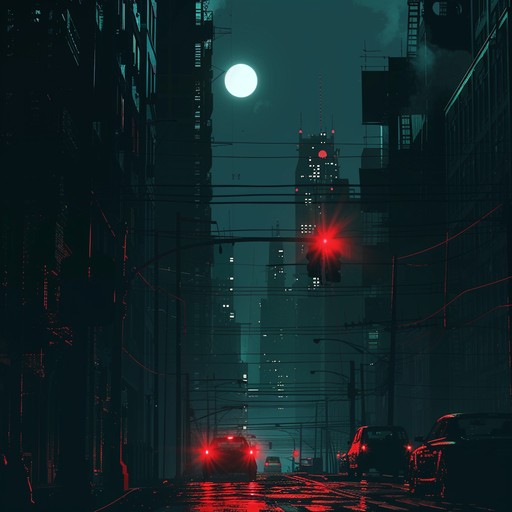 The track should embody the sensation of wandering through a bustling cityscape at night. A blend of smooth bass lines, crisp snares, and ambient street sounds captures the vibrant urban lifestyle. The light jazz influences along with a steady, gripping bassline create a narrative of evening escapades.