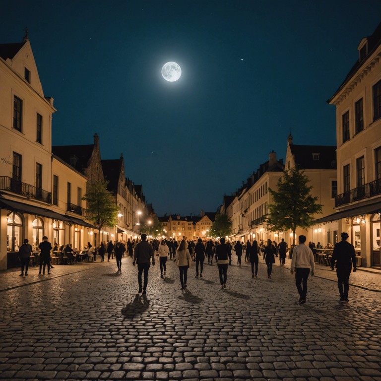 As the moon casts its silver glow over havana, this instrumental track uses the soulful tones of a classic guitar intertwined with the rhythmic pulses of rumba, evoking a feeling of warmth and nostalgia for the bustling streets of old havana. The music captures the essence of a leisurely evening stroll through lively plazas and intimate spaces filled with the sounds of music and life.