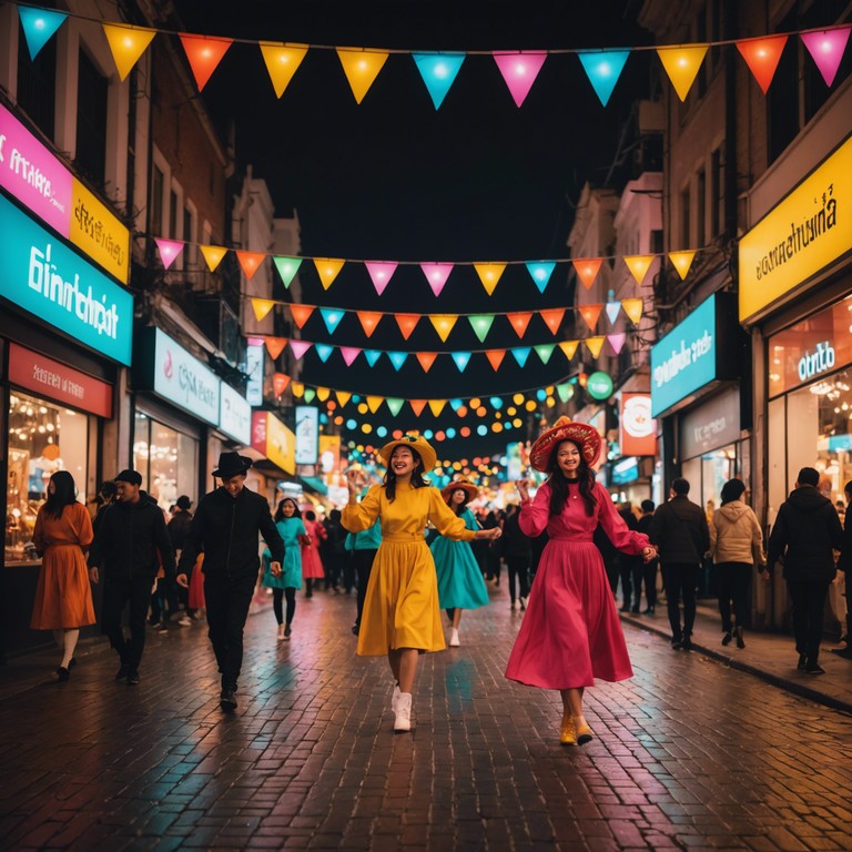 This track encapsulates the vibrant atmosphere of a carnival night, filled with intense rhythms and the electrifying energy of a celebration in full swing. The piece leverages powerful drum beats to create a sense of unstoppable motion and excitement, perfect for capturing the festive spirit of carnival rides, street parades, and exuberant dancers.